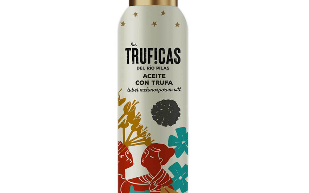 Condimento de aceite con trufa negra tuber melanoporum